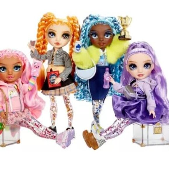 Rainbow High Sparkle And Shine Clementine 11" Doll Liquid Sparkles Legs Orange - Picture 2 of 11